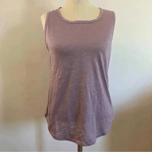 Balance Collection Women's Size Large Dusty Purple Tank with Back Detail - Picture 1 of 5